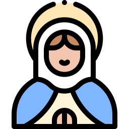 Virgin mary icon