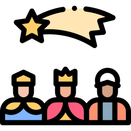 Three wise men icon