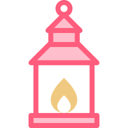 Oil lamp icon