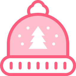 sombrero de invierno icono