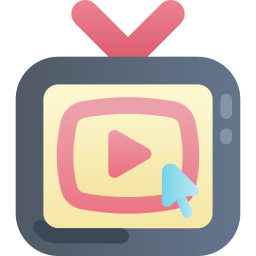 applicazione per lo streaming televisivo icona