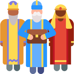 três homens sábios Ícone