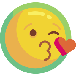 Blow kiss icon