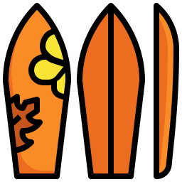 tavola da surf icona