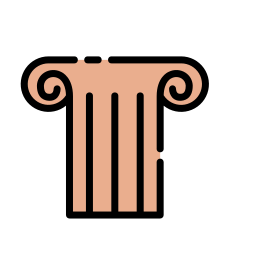 starożytny filar ikona