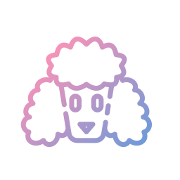 French poodle icon