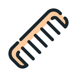 Hair comb icon