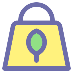 wiederverwertbare tasche icon