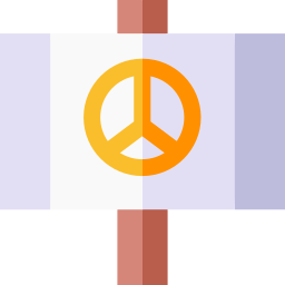 Peace sign icon