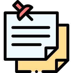 Paper note icon