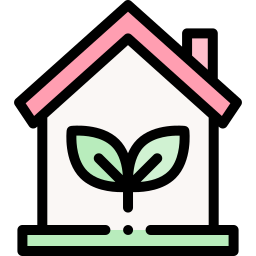 Eco house icon