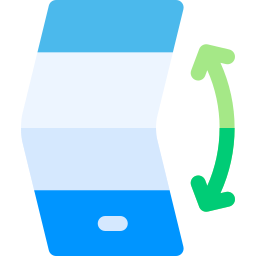 Folding phone icon