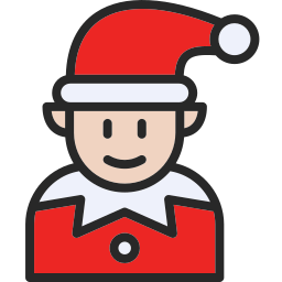 Santa elf icon