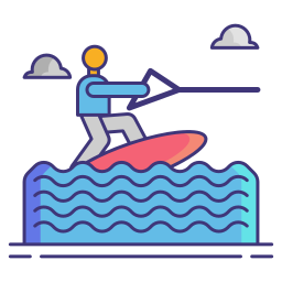 wakeboarding ikona