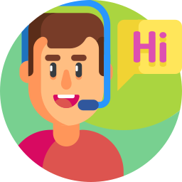 Call center agent icon