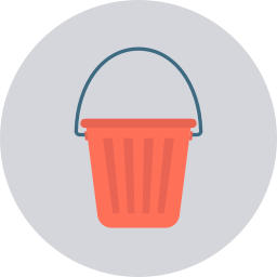 Water bucket icon