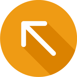 Up left arrow icon