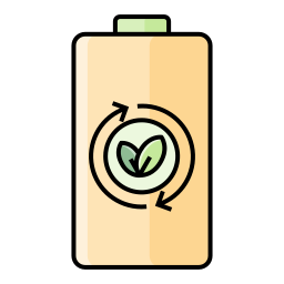 bateria ecológica Ícone