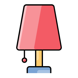 Table lamp icon