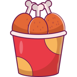 Chicken leg icon