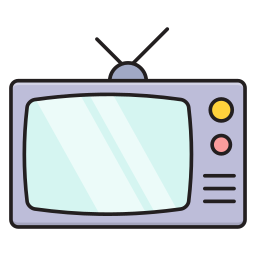 tv vieja icono