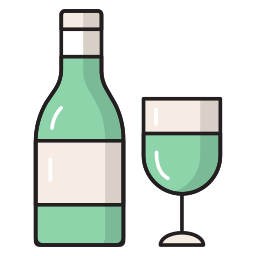 copa de vino icono