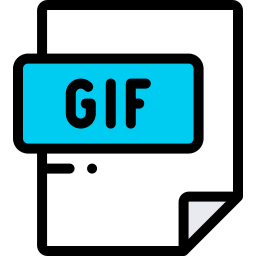 Gif file format icon