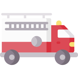 Firefighter car icon