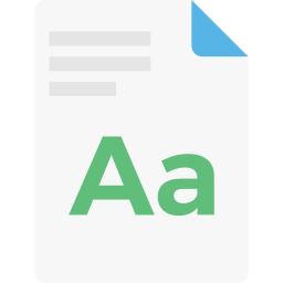 フォントファイル icon