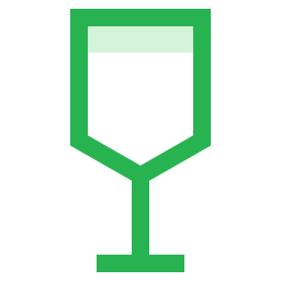 Стеклянная чашка иконка