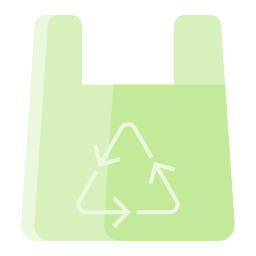 재활용 된 비닐 봉투 icon