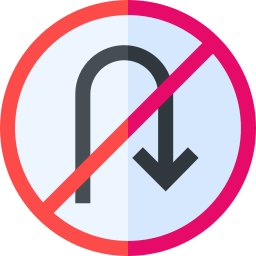 No turn icon