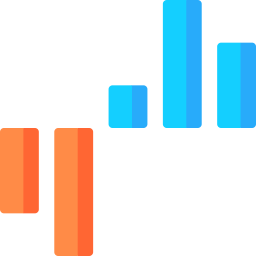 diagramme à bandes Icône