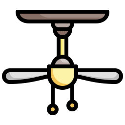 Потолочный вентилятор иконка