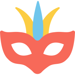 carnaval masker icoon