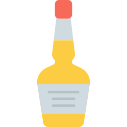 bottiglia di rum icona