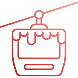 Cable car cabin icon