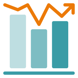 graphique d'entreprise Icône