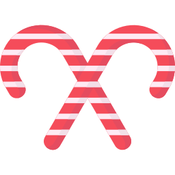 Candy cane icon