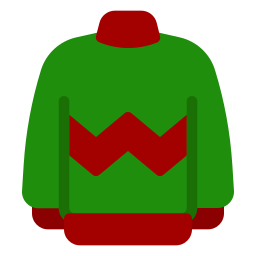suéter de navidad icono