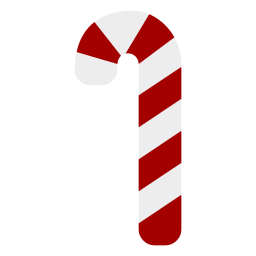 Candy cane icon