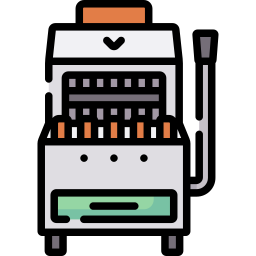 Slicing machine icon