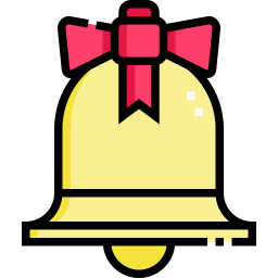 campana de navidad icono