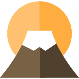 Fuji mountain icon