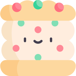 Crunch cake icon