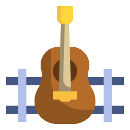 guitarra acustica icono
