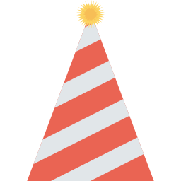 sombrero de fiesta icono