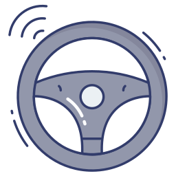 Steering wheel icon