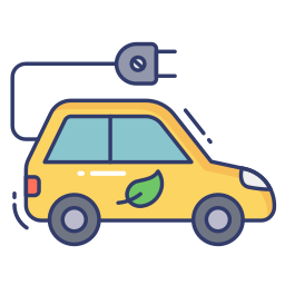 Electric car icon