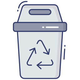 papelera de reciclaje icono